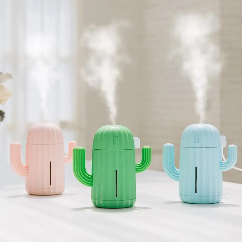 280 ml USB увлажнитель воздуха кактус сроки ароматерапия диффузор тумана, Fogger мини Арома диффузор с ночник для дома