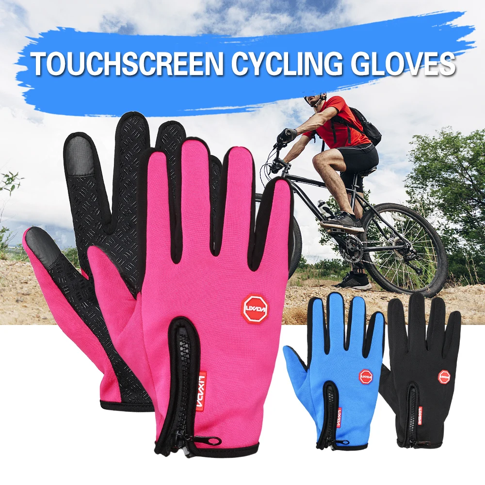 

Touchscreen Cycling Gloves Windproof Winter Outdoor Sports Bike Riding Gloves Hand Warmers For Skiing Mountaineering Motorcycle