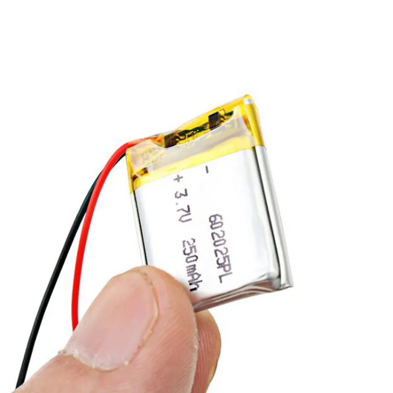 602025 3 7 V 250mAh литий полимерная ионная аккумуляторная батарея для Mp3 MP4 MP5 GPS PSP DVR mobile