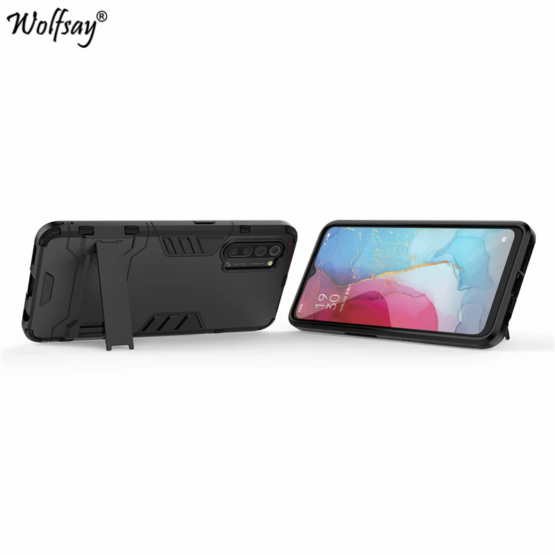 for oppo reno3 case shockproof armor robot rubber cover hard back pc phone case for oppo reno3 protective cover for oppo reno3 free global shipping