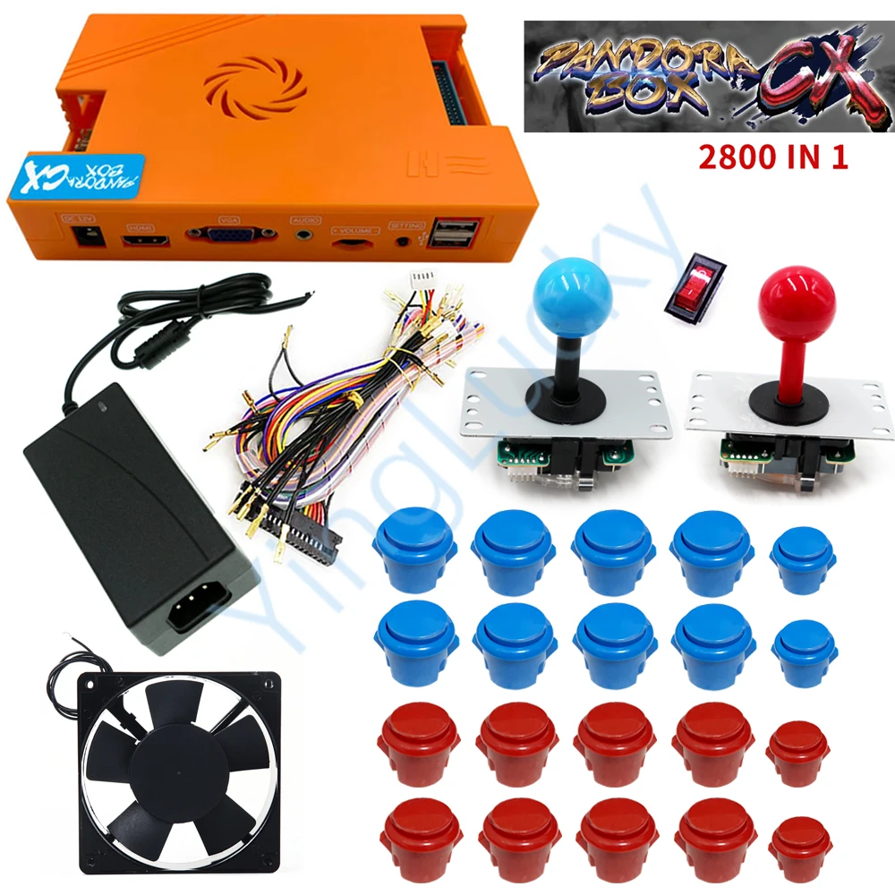 Консоль Pandora DIY kit Поддержка геймпада Plug Arcade Game Встроенная Box CX 2800 In 1|Игры с