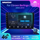 Автомагнитола NAVICAR, 2Din, Android 10, для Citroen Berlingo 2 B9 2008-2019, GPS-навигация, стереоприемник, автомагнитола, Автомобильный приемник, IGO
