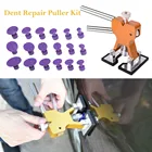 Инструменты для самостоятельного ремонта автомобиля, инструмент для ремонта кузова автомобиля, подъемник вмятин без покраски, инструмент для ремонта, съемник, 18 таблеток, удаление града, термоплавкий клеевой пистолет