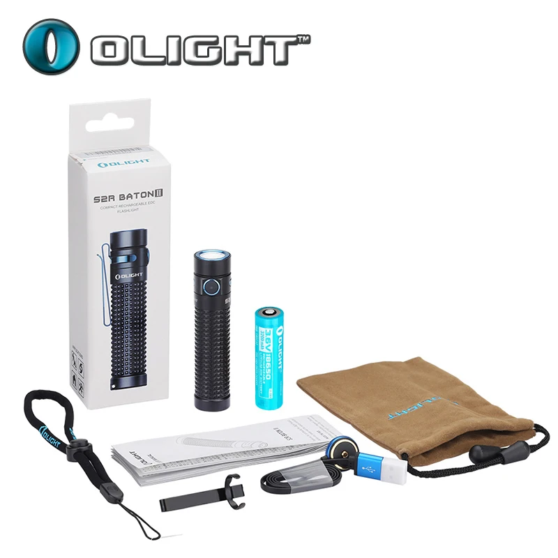 OLIGHT S2R II проводник 1150 люмен бликовый Магнитный перезаряжаемый прямой маленький