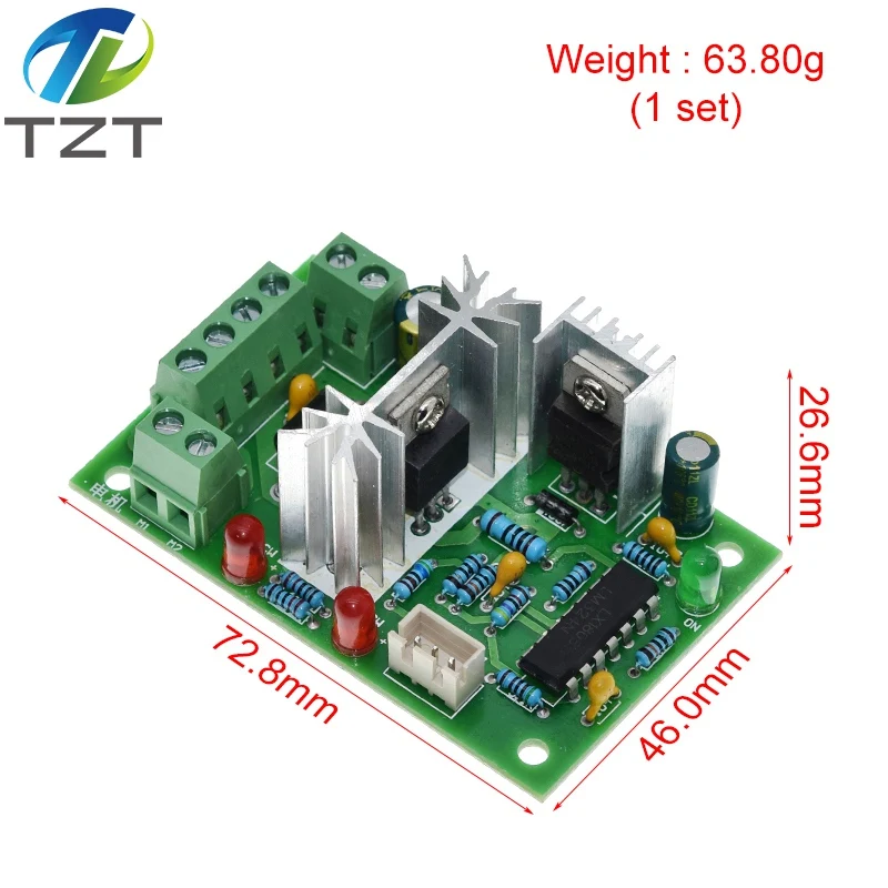Регулятор скорости двигателя TZT постоянный ток 10-60 в ШИМ контроллер