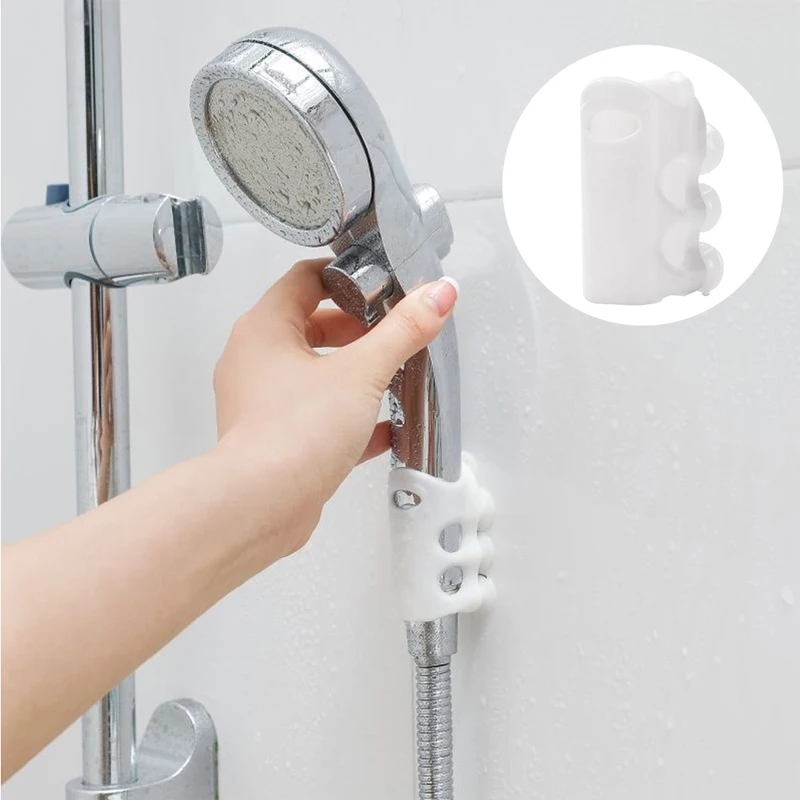 

Punch-free Shower Bracket Shower Head Suction Cup Bathroom Shower Head Holder Silicone Wall Suction Vacuum Cup Portable free