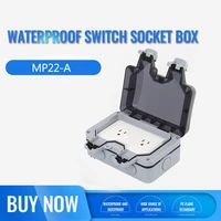 us waterproof and dustproof embedded power circuit breaker is suitable socket cassette box repair screw switch old socket re