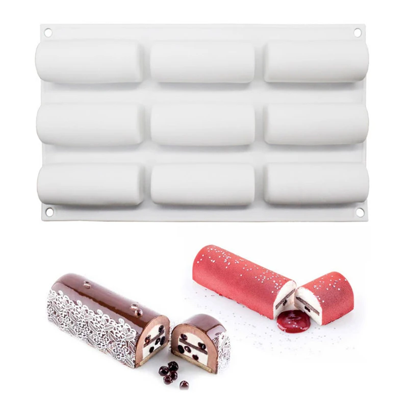 

White Silicone Geometric Cube Squared Cake Molds Cake Mould Baking Dessert DIY Bakeware Maker Cakes Tools