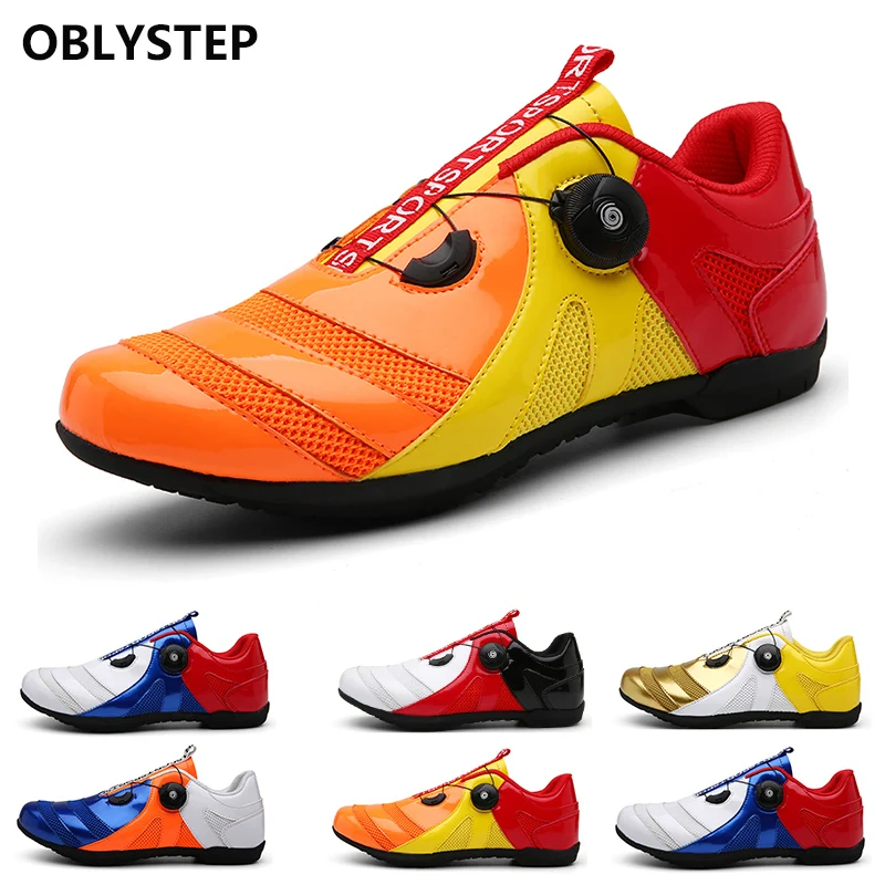 Обувь для шоссейного велосипеда OBLYSTEP Усиленная резиновая многофункциональная