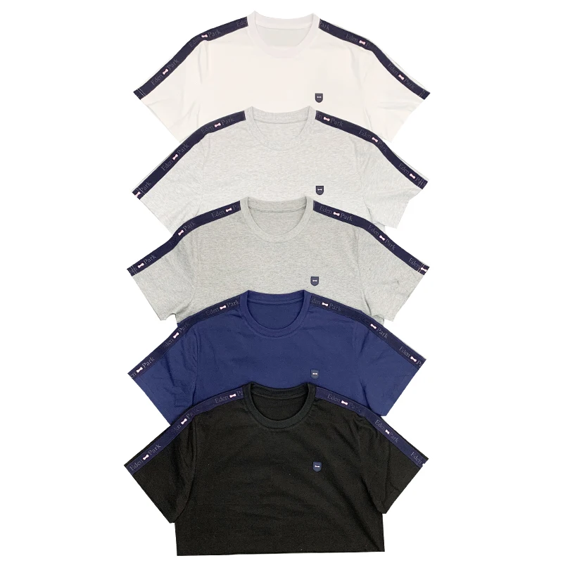 

2020 Men's Top Tee Shirt Cotton Summer Collection T Shirt For European Style Big Size 4XL-6XL France Eden Serige Park Pure Color