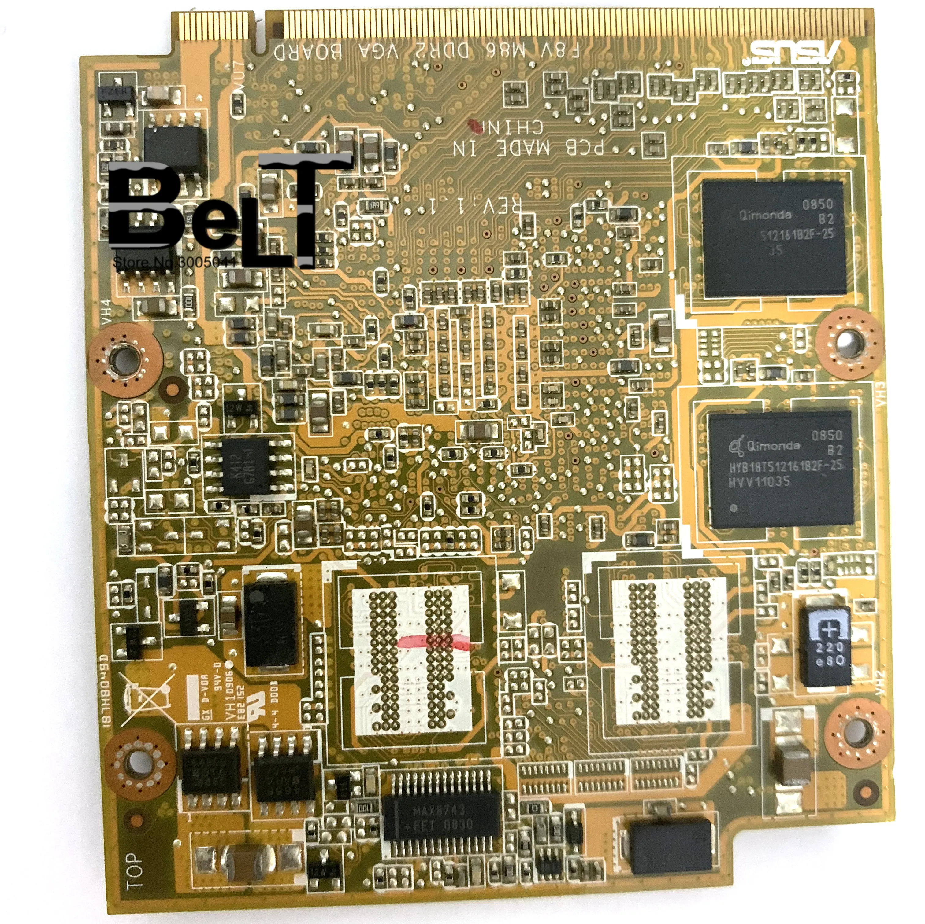 Оригинальная видеокарта HD 3470 HD3470 256M DDR2 MXM II VGA для ASUS F8S F8T F8V M50S N80V X55S X57S X81S |