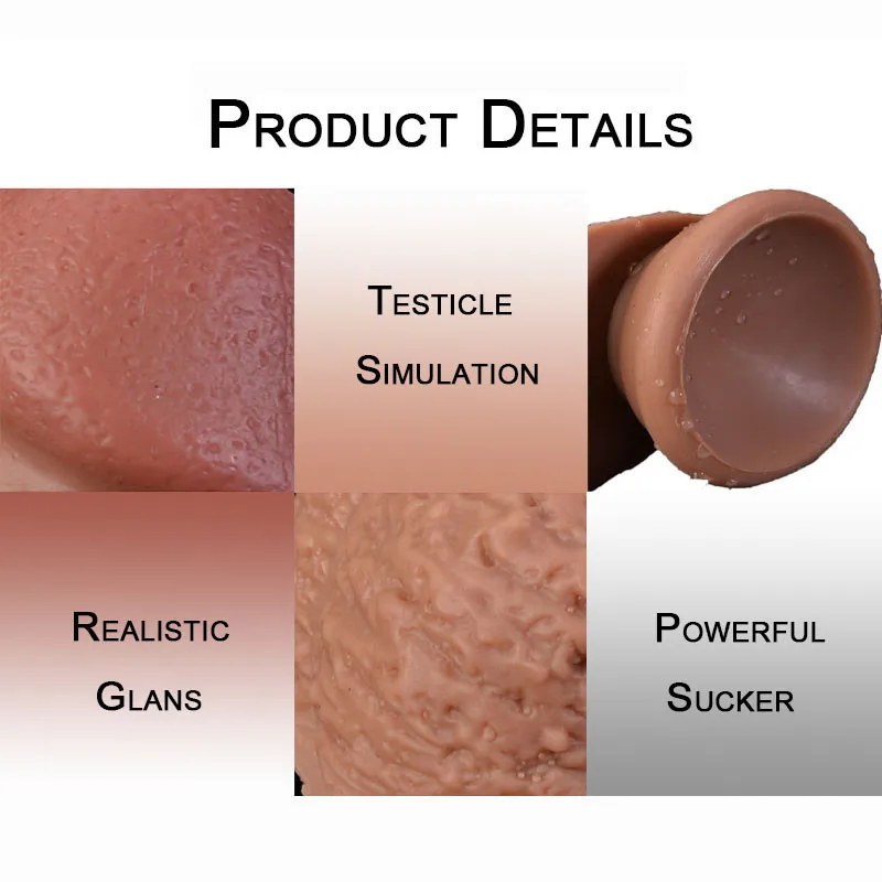 GaGu супер большой реалистичный силиконовый фаллоимитатор 10 дюймов Женский