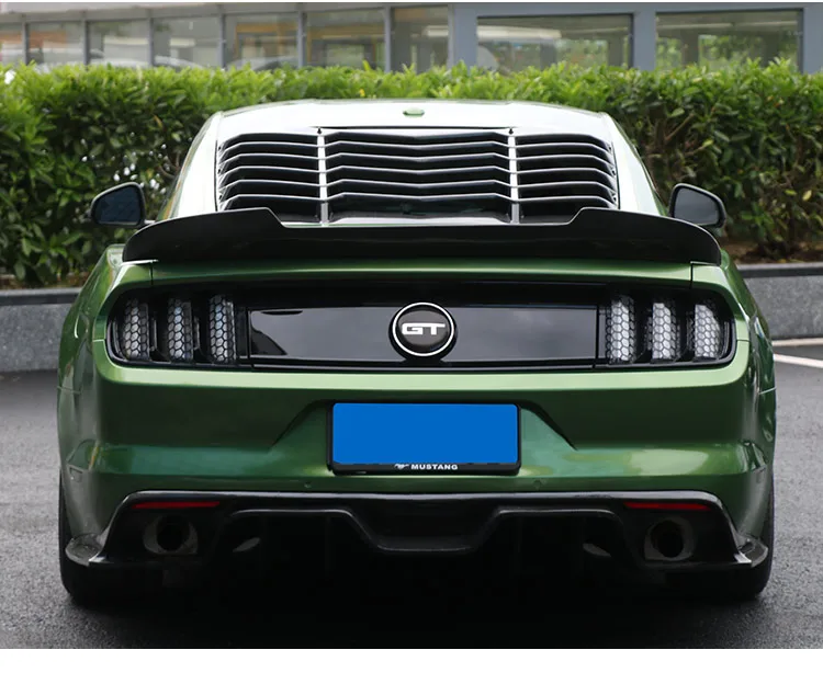 Подходит для Ford Mustang автомобильный спойлер Mustang украшение в виде хвостового крыла высококачественный черный Задний спойлер из углеродного волокна