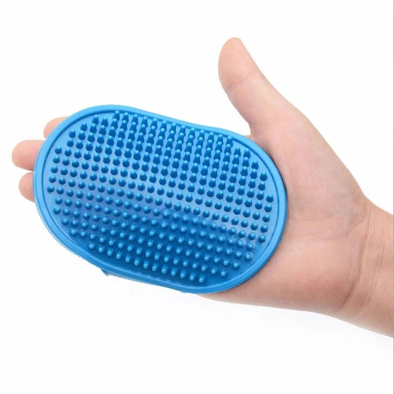 

TPR Dog Pet Grooming Gloves Silicone Cat Brush Comb Hair Removal Gloves Dog Bathing Dust Cleaning Comb Cleaning Supplies