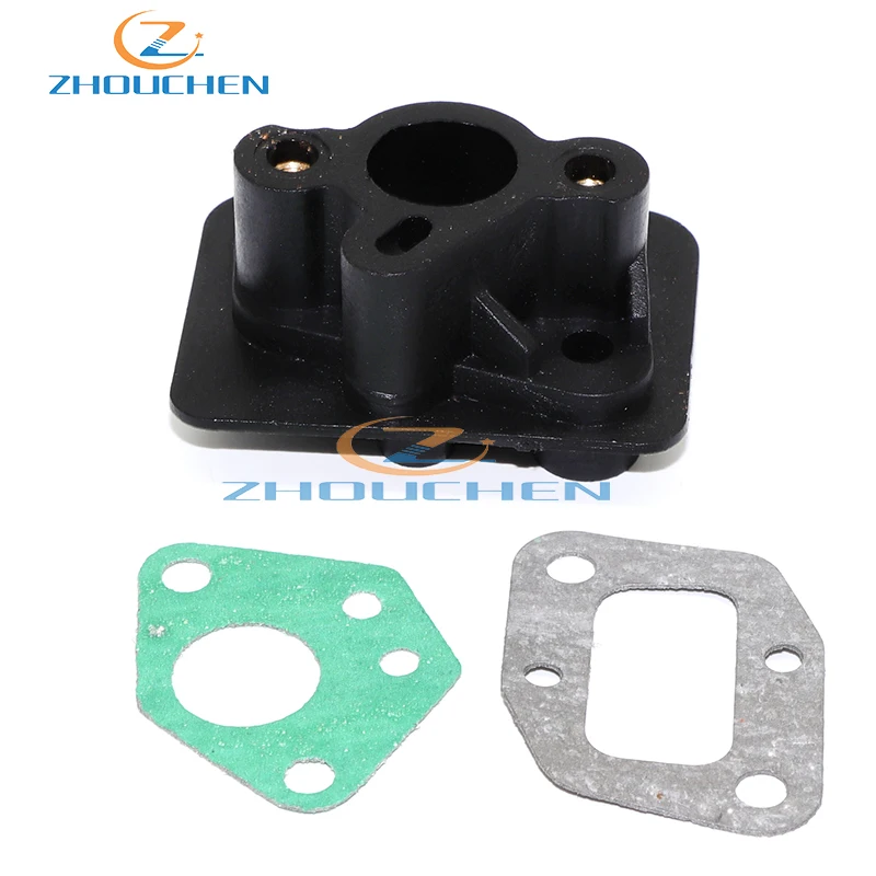 Прокладки впускного коллектора для мопеда 33cc 43cc 49cc кошачий глаз | Автомобили и