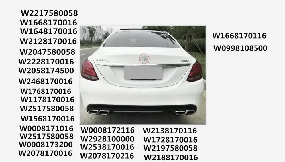 Значок эмблема звездного логотипа для Mercedes Benz A C E CLA GLC класс 3 с оригинальной