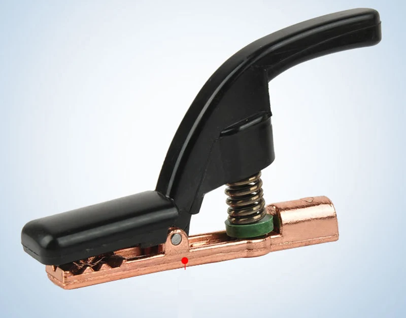 

300A welding tongs Small and lightweight mini welding tongs Red copper hand tools Diamond shapejaws Non slip Anti scalding tools