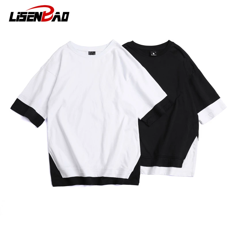 

2020 Mens T Shirt 100% cotton T shirts Summer Short sleeve Tee shirt Loose Tops Plus size vintage Casual T-shirt Tops Size M-5XL