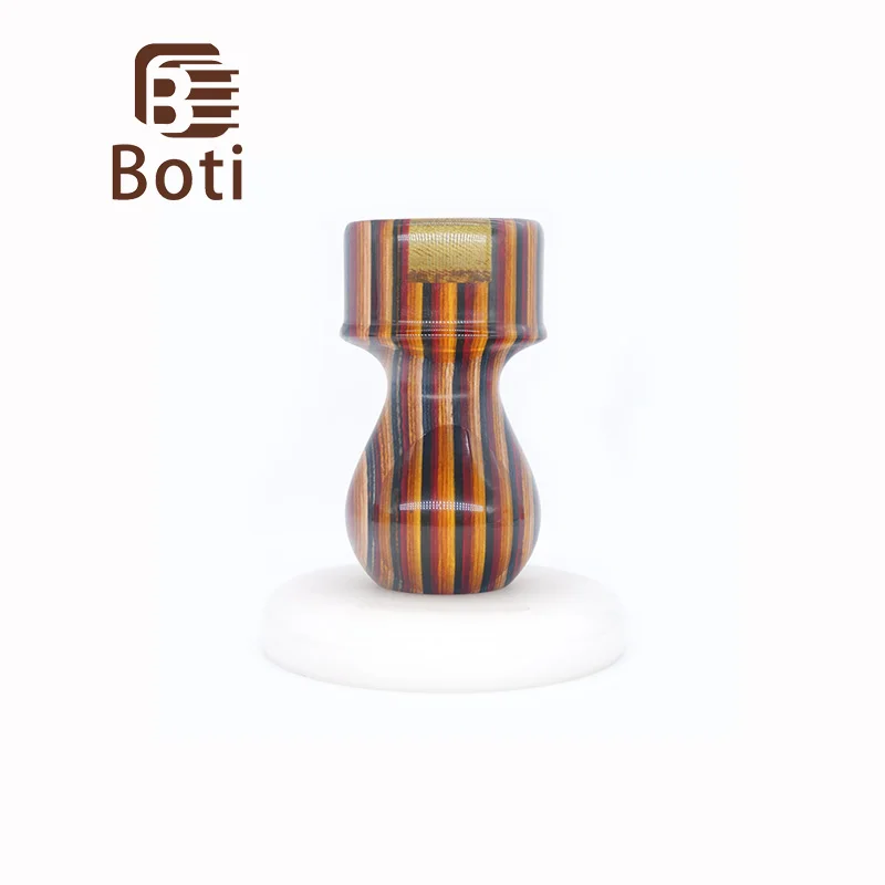 Фото Тоннель Boti Brush-Time с ручкой из смолы и дерева, высококачественная ручка для бритья, принимаем индивидуальные мужские ежедневные необходимые ... №3