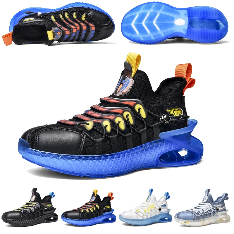 

Fashion Men's Sports Shoes Outdoor Breathable Shock Absorption Non-slip Wear-resistant Jogging Lightweight Running Sports Shoes