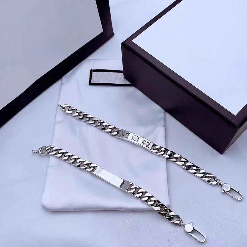 

1:1 S925 Sterling Silver Hot Sell Retro Bone Whip Bracelet, Women Original Brand Logo Fine Workmanship Jewelry Valentine Gift