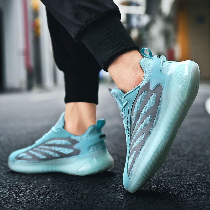 

Large size popcorn sole men's shoes spring new style hot sale casual trendy shoes sports running shoes