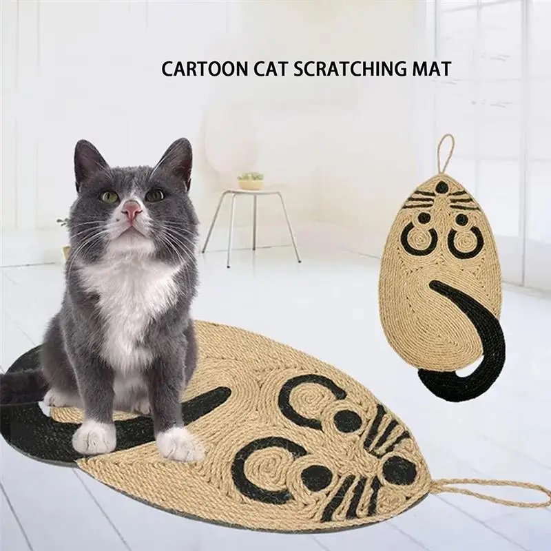 Когтеточка из сизаля для кошек кошачья коврик кошачьей когтеточки игрушечный