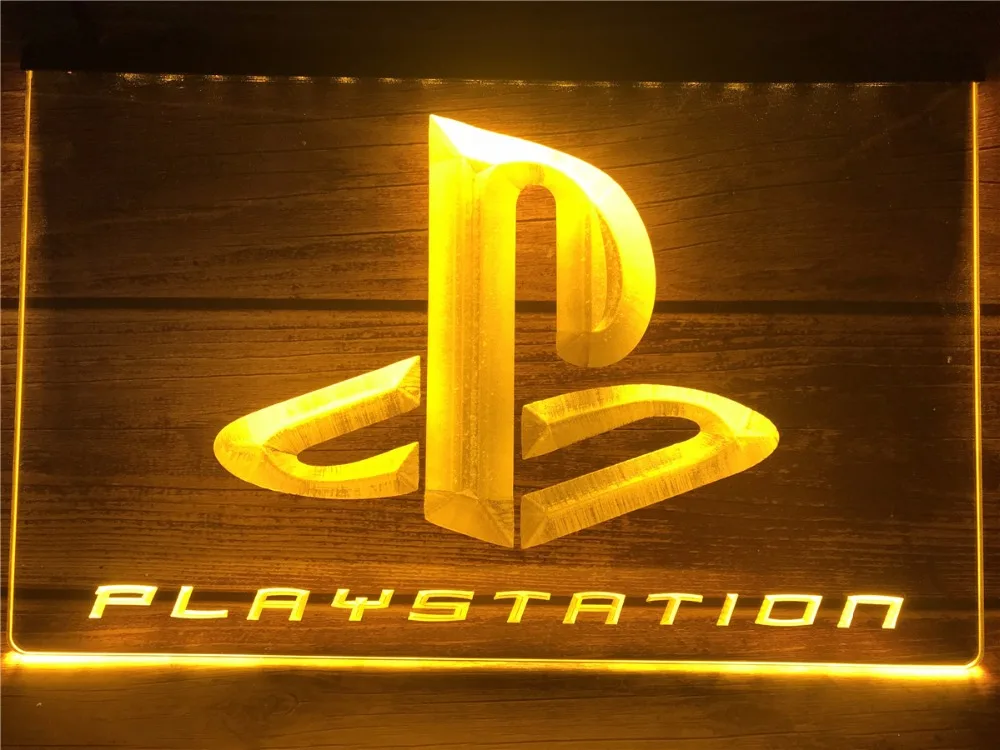 R098 Playstation светодиодные неоновые световые знаки | Дом и сад