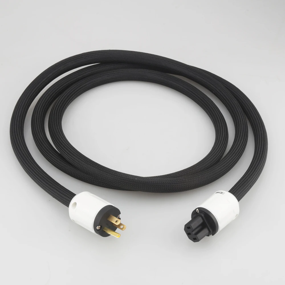 

Audiocrast 10AWG кабель питания Hi-Fi с американской вилкой, шнур питания, кабель, трубка, усилитель DVD, аудиофил