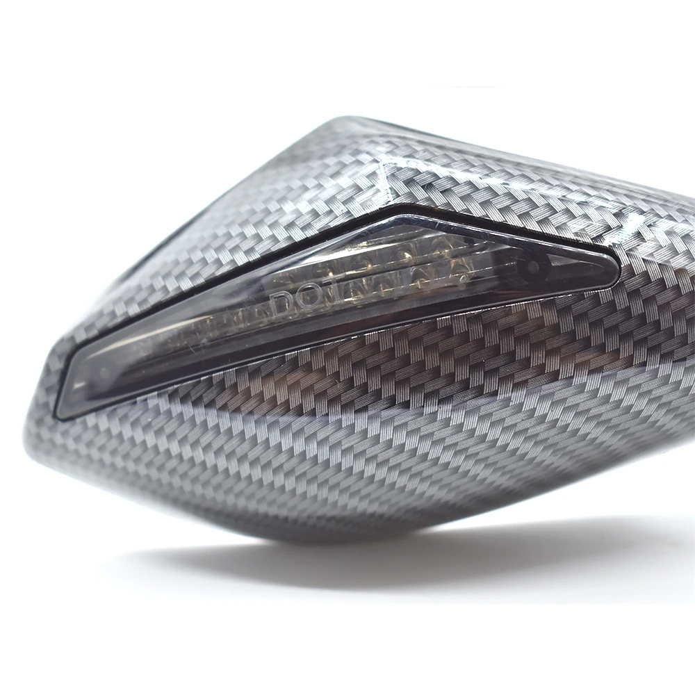 Универсальный мотоцикл заднего вида боковое Крыло зеркала w/Светодиодный