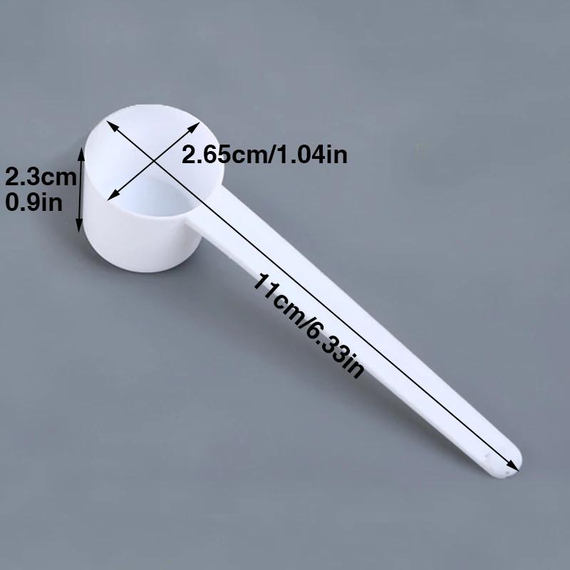 Кухня Многофункциональный измерительный ложки для кофе совок молоко ложка PP