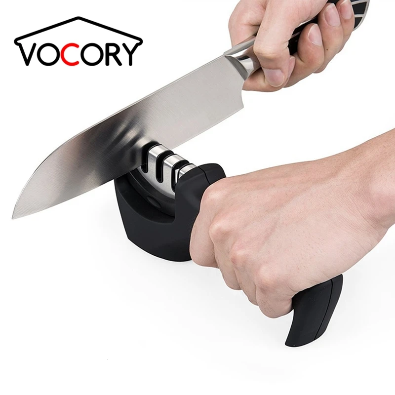 Профессиональная точилка для ножей 2/3 этапов кухонный точильный камень