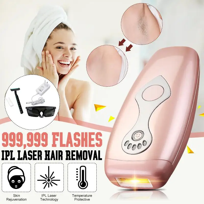 

1800000 Flash Permanent IPL Epilator Laser Hair Removal depiladora facial Electric photoepilator Painless Hair Remover dropship