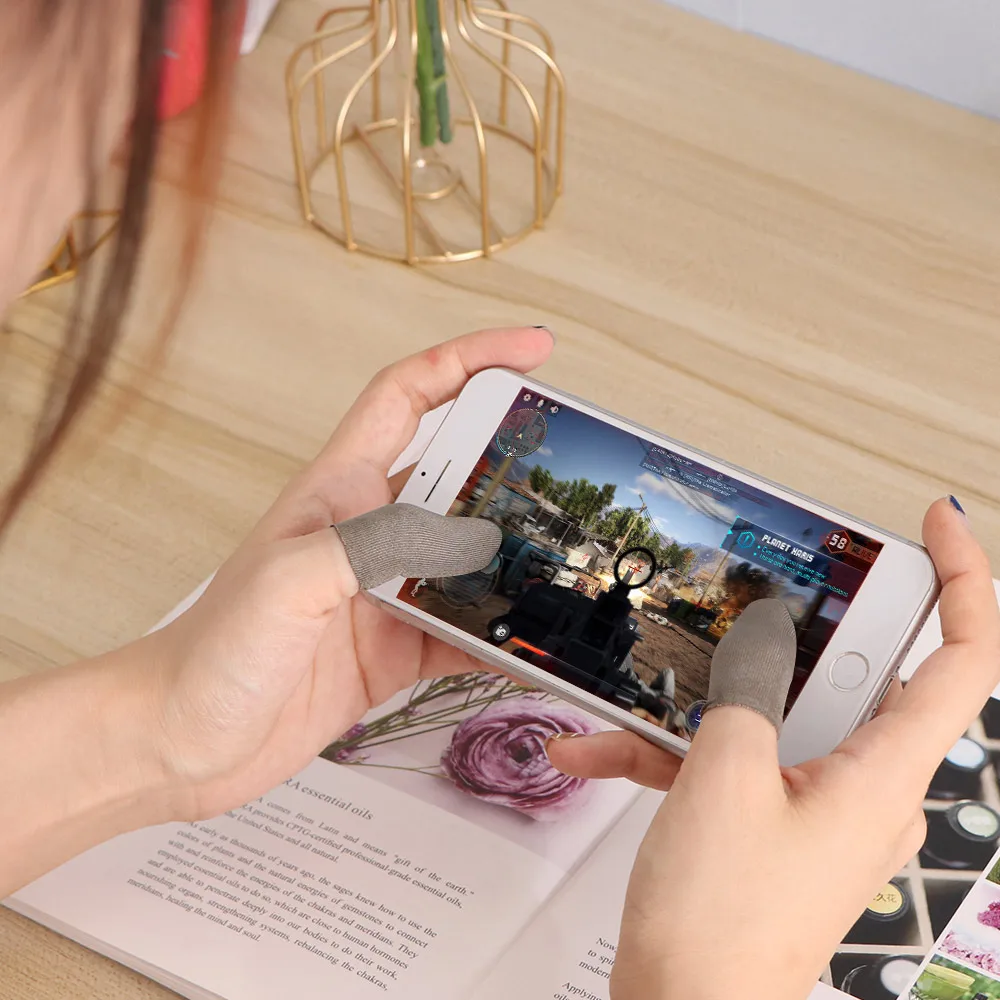 Игровые перчатки с защитой от пота дышащий рукав для мобильного телефона геймпад