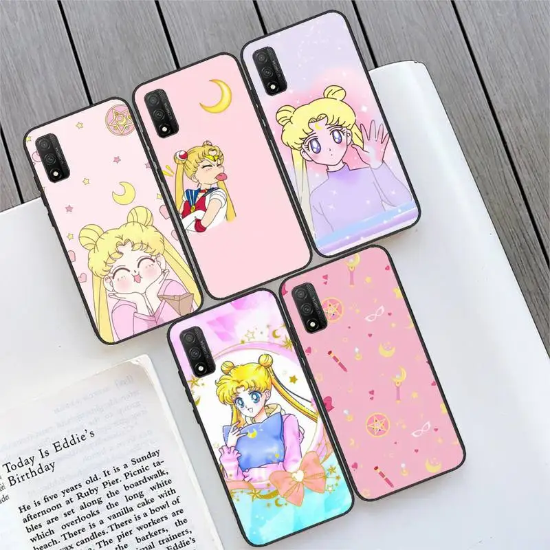 

Lovely Sailors Cute Moon Phone Case for Xiaomi mi11 mi6 mi5x mix2 mix3 mi5 mi6plus mi10pro mi9 note 2 3 Funda coque cover