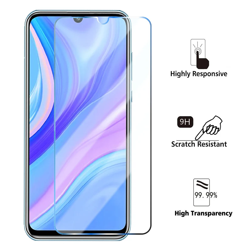 3pcs tempered glass for huawei y7 y9 y9s 2018 ii y5 y6 screen protector glass for huawei p smart pro p smart plus 2019 2021 s z free global shipping