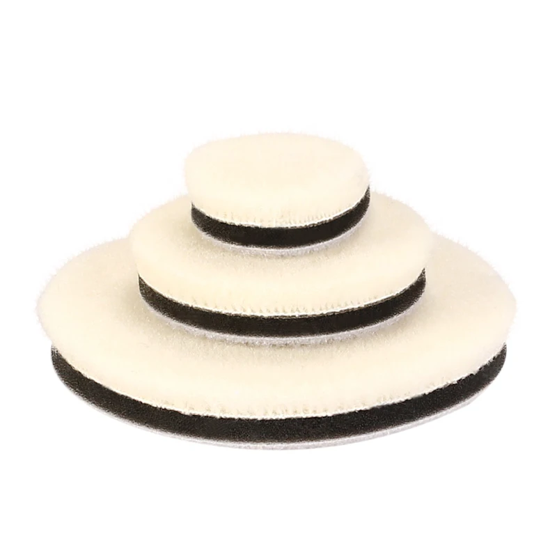 SPTA 29 шт. 1/2/3 дюйма восковая губка полировальная накладка шерстяные колодки