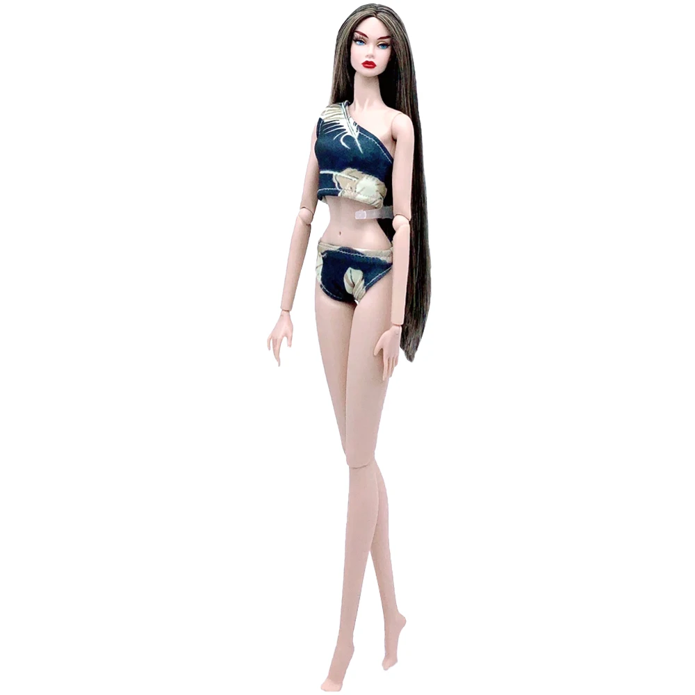 NK Newest 1 Set Split Doll Fashion One shoulder Sports Swimsuit Beach For Barbie Best Child Baby Toy 079A 8X | Игрушки и хобби