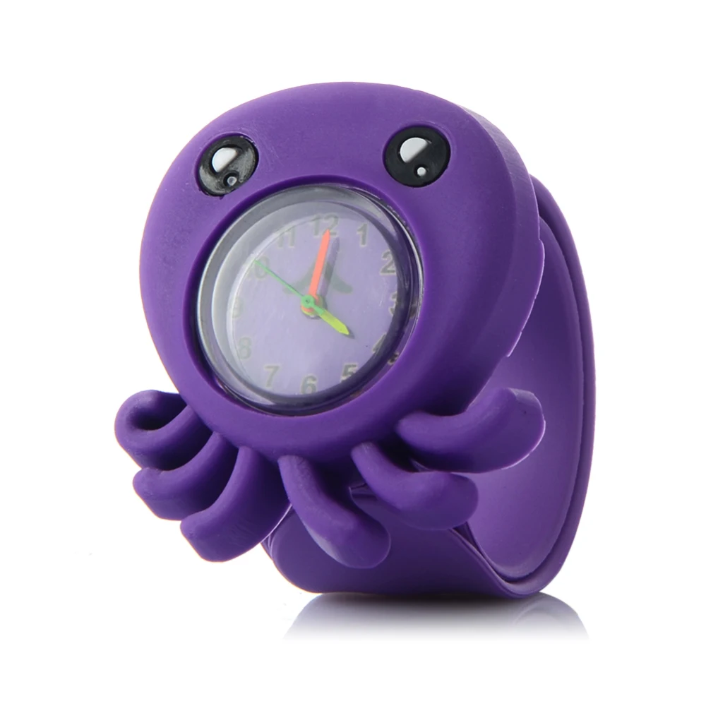 Cuttlefish Детские Мультяшные часы 3D Детские наручные часы детские часы кварцевые часы для девочек и мальчиков подарки Relogio Montre дропшиппинг - Цвет: Cuttlefish
