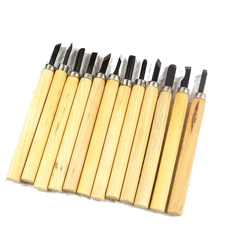 12 шт./набор набор ножей для резьбы по дереву | Дом и сад