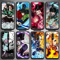 cartoon demon slayer jujutsu kaisen phone case for oppo a5 a9 2020 reno2 z renoace 3pro a73s a71 f11