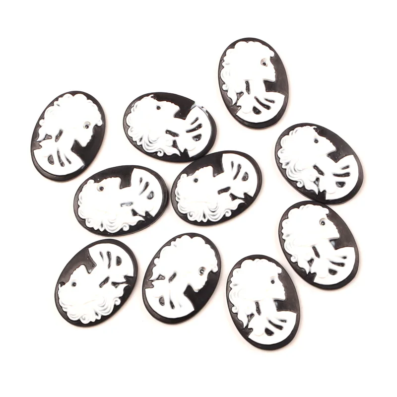 

Скрапбукинг, для изготовления ювелирных изделий, 20 шт., 25x18 мм, с плоской задней стороной, кабошон, Ювелирная фурнитура