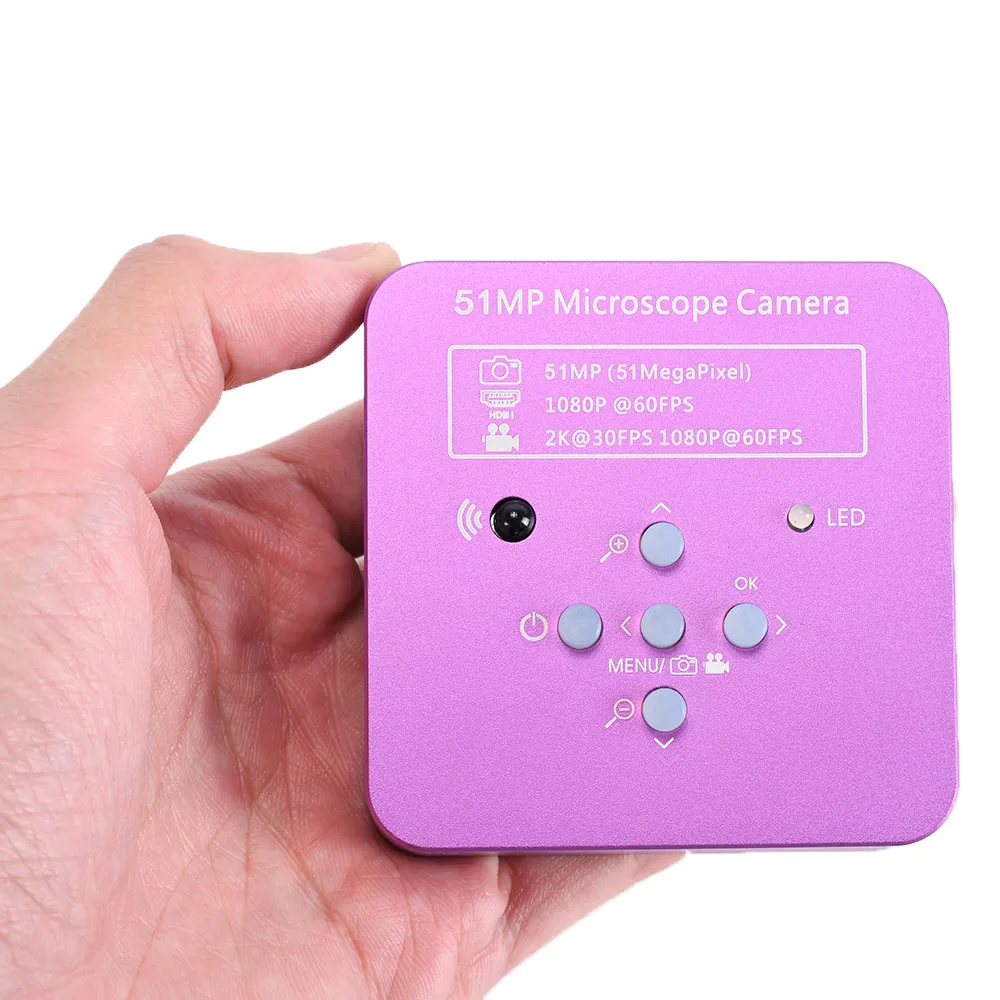Промышленный электронный цифровой видеомикроскоп FHD 51MP HDMI USB камера 180X C объектив