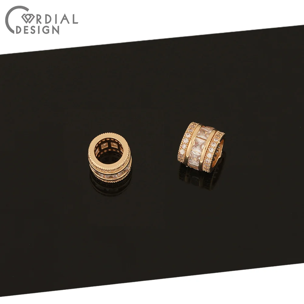 

Cordial Design 20Pcs 9*11MM Jewelry Accessories/Hand Made/Cylinder Shape/Pendant For Bracelets/DIY Earring Findings/CZ Charms