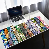digimon monster large pad mouse mats anime cute mouse pad computer gamer locking edge mousepad gaming keyboard mice 30x80cm