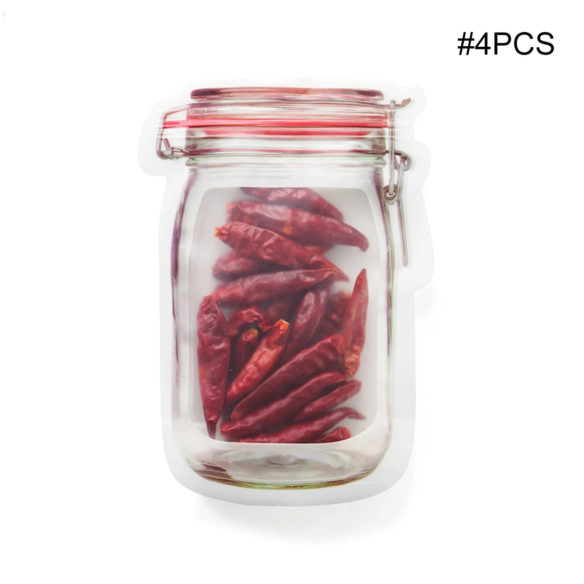 Mason Jar с узором сумки для хранения продуктов органайзер кухни пакеты закусок и