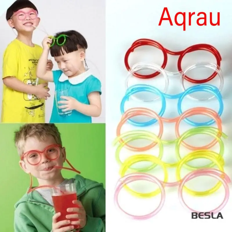 

Сумасшедшая смешная мягкая крышка, Уникальная гибкая трубка для питья, аксессуары для детских вечеринок, соломинки для творчества, товары д...