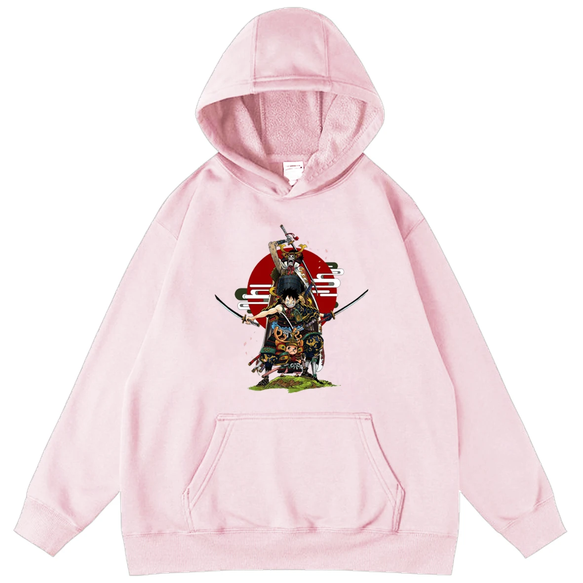 

Newest Anime ONE PIECE Oversized Hoodies Cute Luffy Print Sweatshirts hoodie Kids/Children Boys/Girls Spring Pullover Hooded