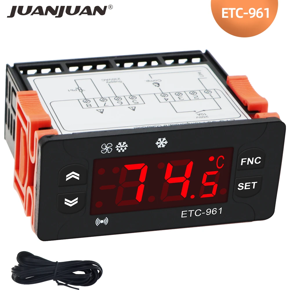 Termômetro Higrômetro com Controle de Umidade Termômetro e Higrômetro com Sensor Ntc 220v 50% de Desconto Instrumentos de temperatura