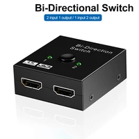 for ps43 tv box switcher adapter hdmi compatible splitter 4k switch kvm bi direction 1x22x1 hdmi compatible switcher 2 in1 out